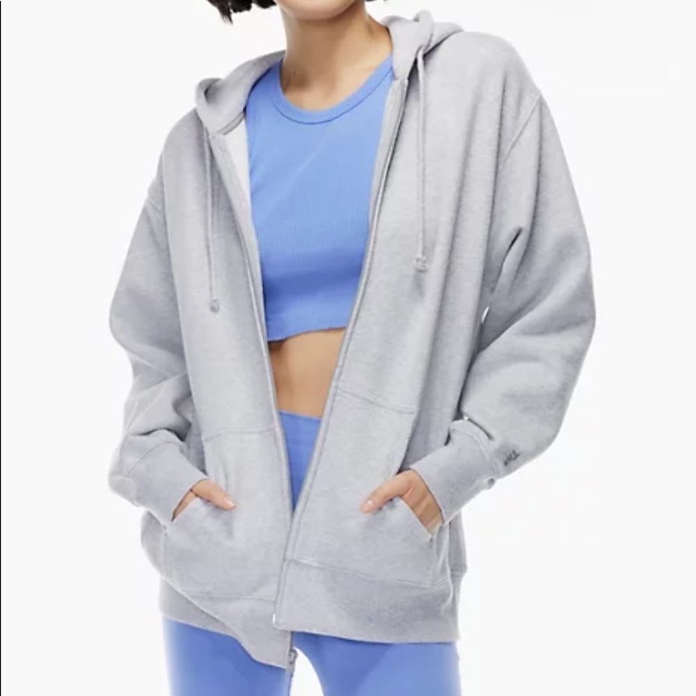 TNA Cozy Fleece Boyfriend Zip Hoodie